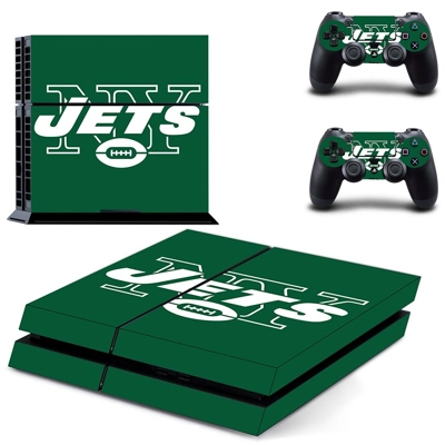 New york jets skin sticker for playstation 4 console and t..