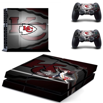 Kansas city chiefs skin sticker for playstation 4 console .. Kansas city chiefs skin sticker for playstation 4 console ..