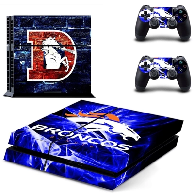Broncos denver skin sticker for playstation 4 console and .. Broncos denver skin sticker for playstation 4 console and ..