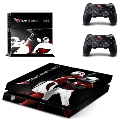 Arizona cardinals skin sticker for playstation 4 console a.. Arizona cardinals skin sticker for playstation 4 console a..