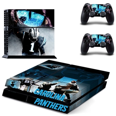 Carolina panthers skin sticker for playstation 4 console a.. Carolina panthers skin sticker for playstation 4 console a..