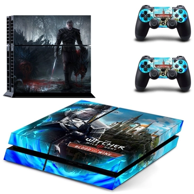 The Witcher Wild Hunt skin sticker for playstation 4 conso.. The Witcher Wild Hunt skin sticker for playstation 4 conso..