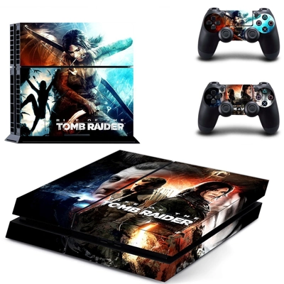 Rise of the Tomb Raider skin sticker for playstation 4 con.. Rise of the Tomb Raider skin sticker for playstation 4 con..