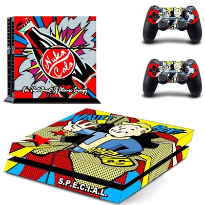 Fallout Vault boy skin sticker for playstation 4 console a..
