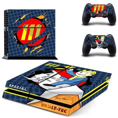 Fallout Vault boy skin sticker for playstation 4 console a.. Fallout Vault boy skin sticker for playstation 4 console a..