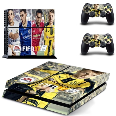 FIFA 17 skin sticker for playstation 4 console and two con..