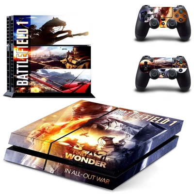 Battlefield I skin sticker for playstation 4 console and two controllers
