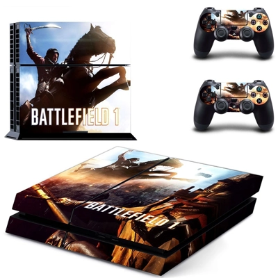 Battlefield I skin sticker for playstation 4 console and t.. Battlefield I skin sticker for playstation 4 console and t..