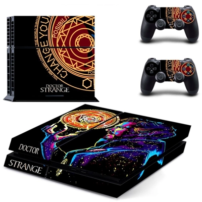 Doctor Strange skin sticker for playstation 4 console and two controllers