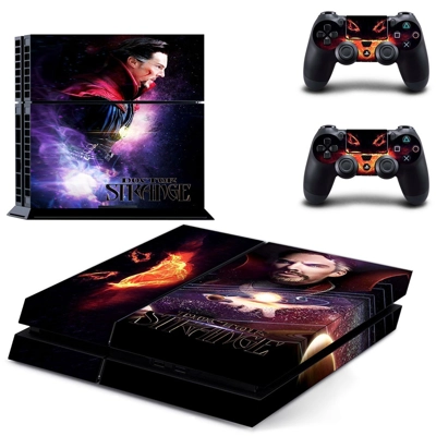 Doctor Strange skin sticker for playstation 4 console and two controllers
