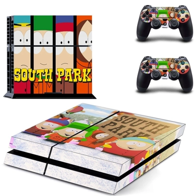South Park skin sticker for playstation 4 console and two controllers
