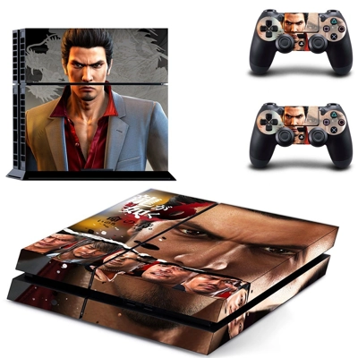 Yakuza 6 skin sticker for playstation 4 console and two c.. Yakuza 6 skin sticker for playstation 4 console and two c..