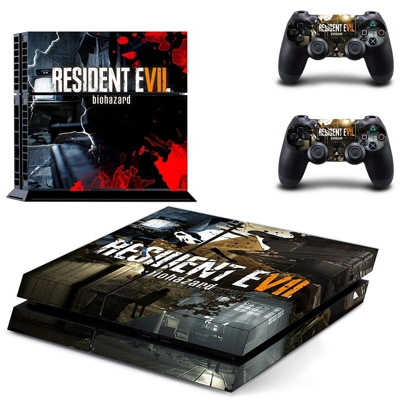 Resident Evil Biohazard skin sticker for playstation 4 con.. Resident Evil Biohazard skin sticker for playstation 4 con..