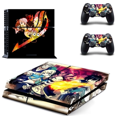 Fairy Tail skin sticker for playstation 4 console and two ..