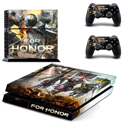 For Honor skin sticker for playstation 4 console and two c.. For Honor skin sticker for playstation 4 console and two c..