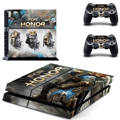 For Honor skin sticker for playstation 4 console and two c.. For Honor skin sticker for playstation 4 console and two c..