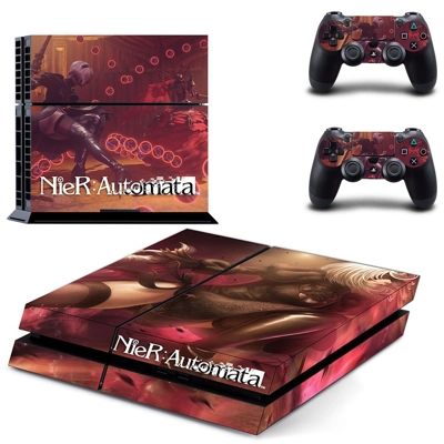 Nier Automata skin sticker for playstation 4 console and t.. Nier Automata skin sticker for playstation 4 console and t..