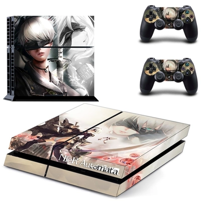 Nier Automata skin sticker for playstation 4 console and t.. Nier Automata skin sticker for playstation 4 console and t..