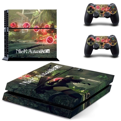 Nier Automata skin sticker for playstation 4 console and t.. Nier Automata skin sticker for playstation 4 console and t..