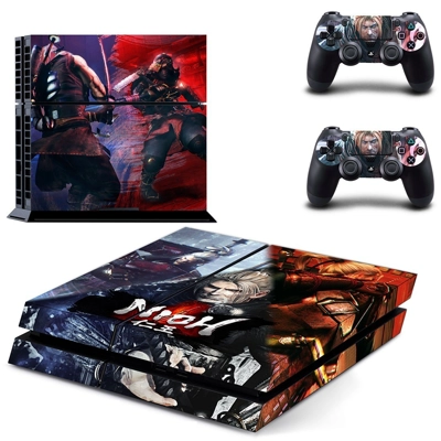 Nioh skin sticker for playstation 4 console and two controllers