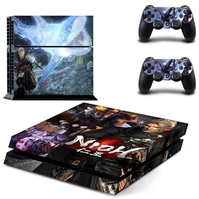 Nioh skin sticker for playstation 4 console and two contro.. Nioh skin sticker for playstation 4 console and two contro..