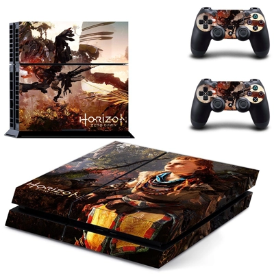 Horizon Zero Dawn skin sticker for playstation 4 console and two controllers