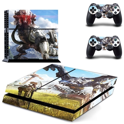 Horizon Zero Dawn skin sticker for playstation 4 console and two controllers