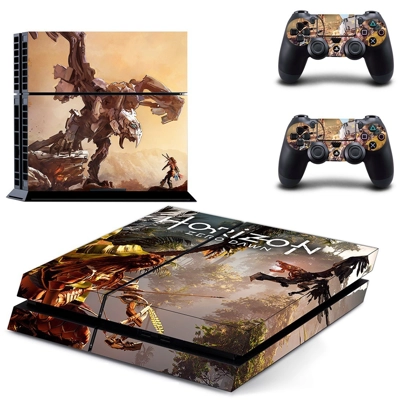 Horizon Zero Dawn skin sticker for playstation 4 console and two controllers
