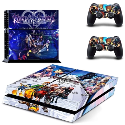 Kingdom Hearts 3 skin sticker for playstation 4 console and two controllers
