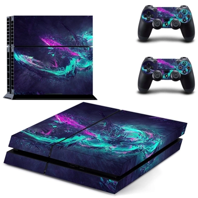 Colorful Abstract skin sticker for playstation 4 console .. Colorful Abstract skin sticker for playstation 4 console ..