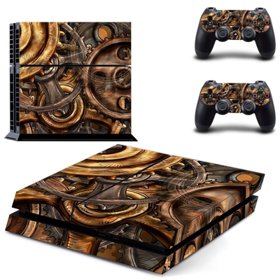 Rusted Gears skin sticker for playstation 4 console and tw.. Rusted Gears skin sticker for playstation 4 console and tw..