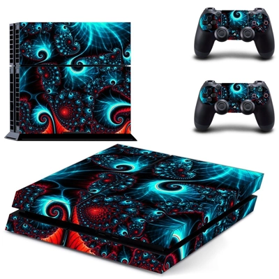 Colorful Abstract skin sticker for playstation 4 console .. Colorful Abstract skin sticker for playstation 4 console ..