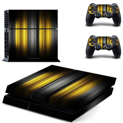 Abstract Gradiant skin sticker for playstation 4 console and two controllers