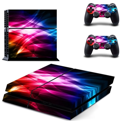 Colorful Abstract skin sticker for playstation 4 console .. Colorful Abstract skin sticker for playstation 4 console ..