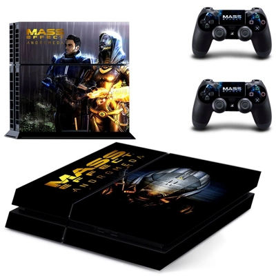 Mass Effect skin sticker for playstation 4 console and two.. Mass Effect skin sticker for playstation 4 console and two..