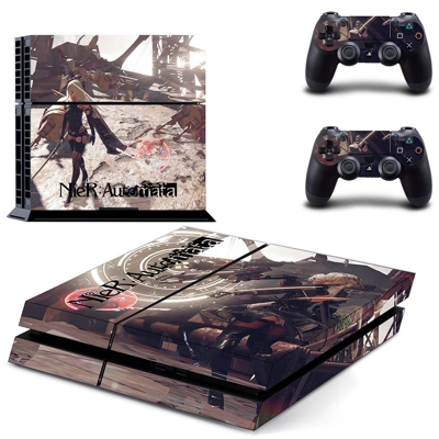 Nier Automata skin sticker for playstation 4 console and t.. Nier Automata skin sticker for playstation 4 console and t..
