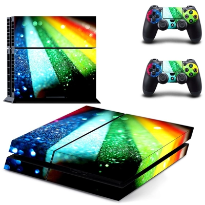 Colorful Sheet skin sticker for playstation 4 console and .. Colorful Sheet skin sticker for playstation 4 console and ..