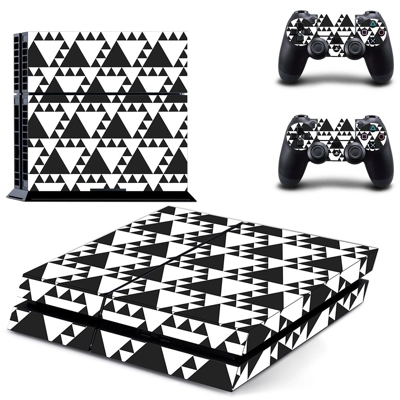 White Triangle skin sticker for playstation 4 console and .. White Triangle skin sticker for playstation 4 console and ..
