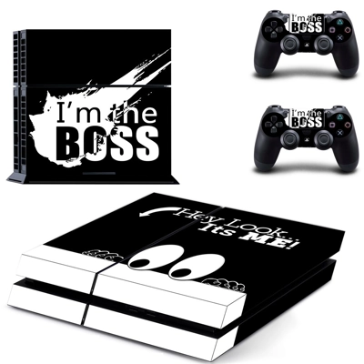 White Sketch skin sticker for playstation 4 console and tw.. White Sketch skin sticker for playstation 4 console and tw..
