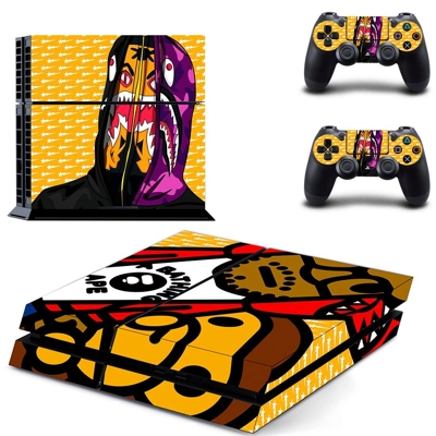 Animated Mask skin sticker for playstation 4 console and two controllers