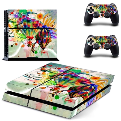 Colorful Parachute skin sticker for playstation 4 console .. Colorful Parachute skin sticker for playstation 4 console ..