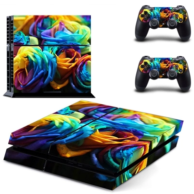 Colorful Flower skin sticker for playstation 4 console and.. Colorful Flower skin sticker for playstation 4 console and..