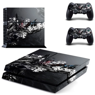 Flower Brance skin sticker for playstation 4 console and t..