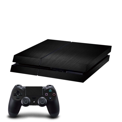 Black skin sticker for playstation 4 console and two contr.. Black skin sticker for playstation 4 console and two contr..
