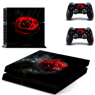 Smoky Rose skin sticker for playstation 4 console and two .. Smoky Rose skin sticker for playstation 4 console and two ..