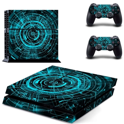 Tech wallpaper skin sticker for playstation 4 console and ..