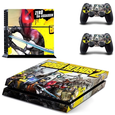 Borderlands 2 skin sticker for playstation 4 console and t.. Borderlands 2 skin sticker for playstation 4 console and t..