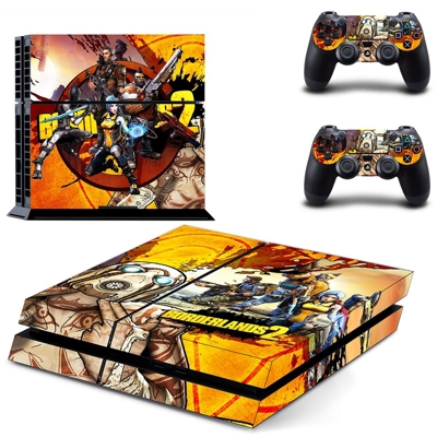 Borderlands 2 skin sticker for playstation 4 console and t.. Borderlands 2 skin sticker for playstation 4 console and t..