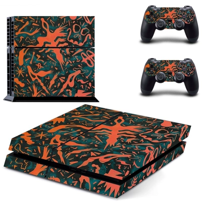 Nice clipart skin sticker for playstation 4 console and tw.. Nice clipart skin sticker for playstation 4 console and tw..