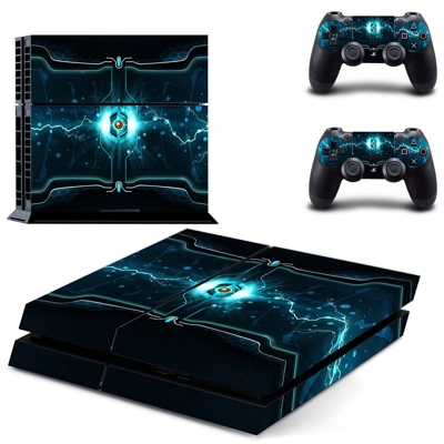 Tech wallpaper skin sticker for playstation 4 console and .. Tech wallpaper skin sticker for playstation 4 console and ..